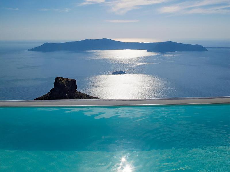 La Maltese Oia Luxury Suites Exteriör bild