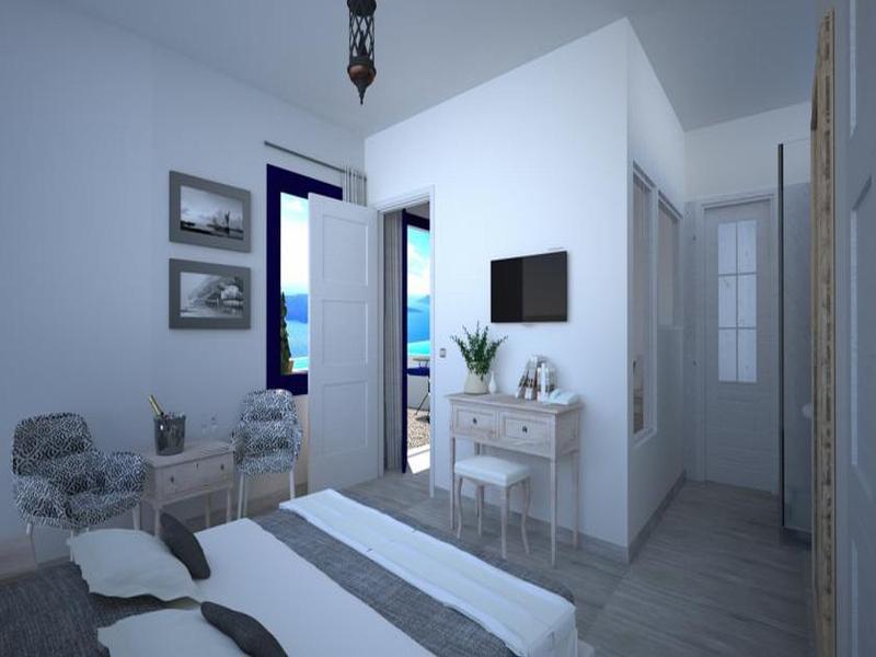 La Maltese Oia Luxury Suites Exteriör bild